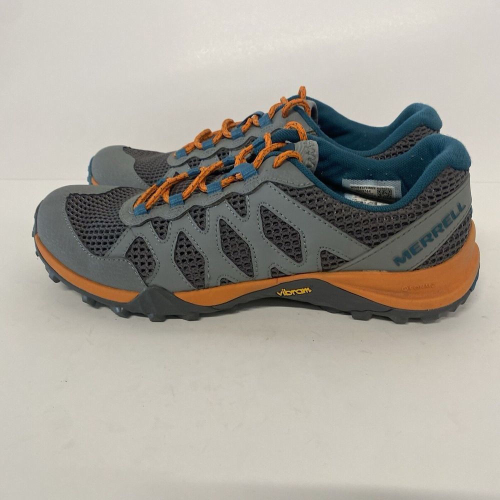 Merrell Shoes Siren 3 Aerosport Women 8.5 Gray Orange Trek Hiking Sneakers 3652 - Picture 5 of 16